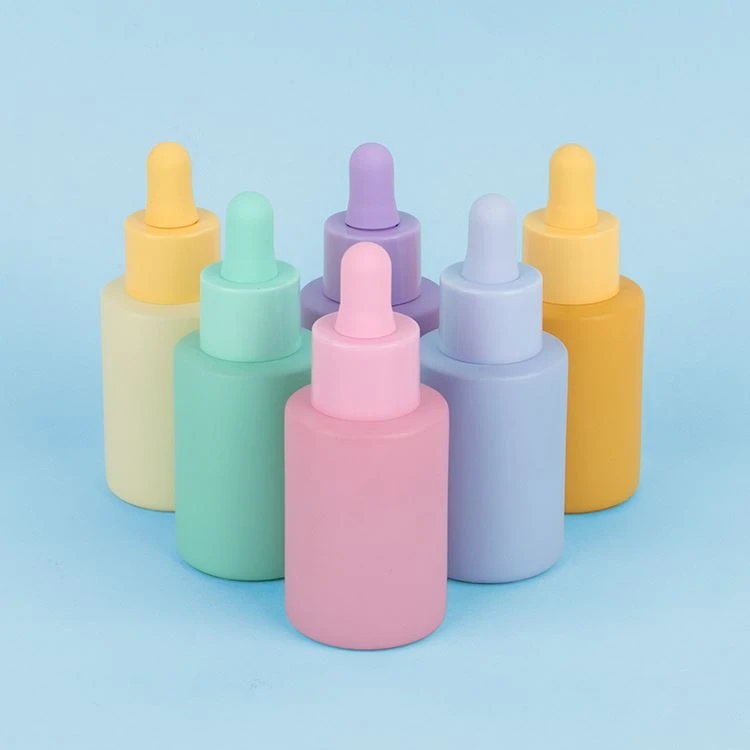 Frosted Cylinder Glass Bottle Frosted Cylinder Glass Bottle